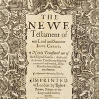 College explores its links to King James Bible during world-class conference