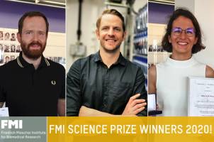 Congratulations to the winners of the FMI science prizes 2020