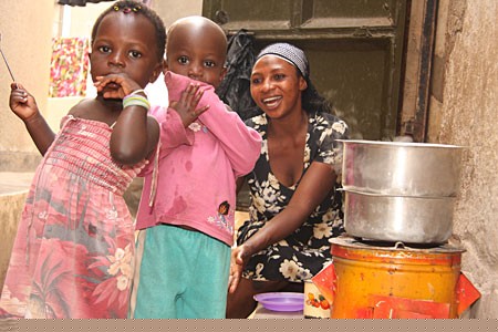 Low-emission cookstoves like this, dubbed the Ugastove, have been developed by U