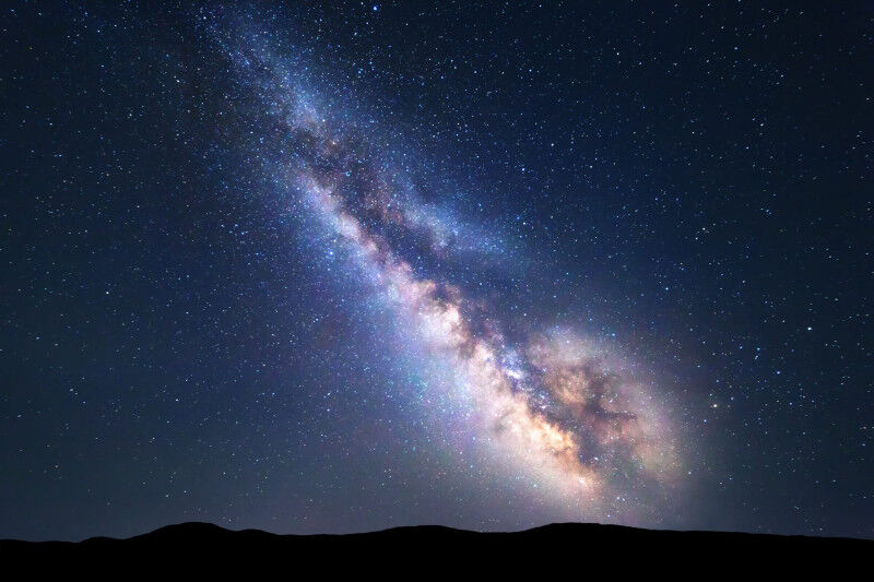 shot of the Milky Way at night