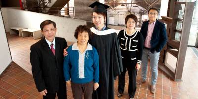 Design degree exceeds whole family's expectations