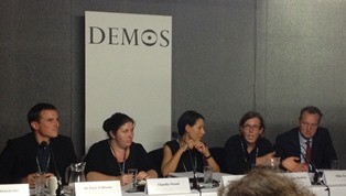 Clare Bambra speaking during the debate