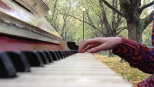 Piano on Jesus Green Credit: University of Cambridge