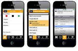 Screenshot of Iwaidja app.