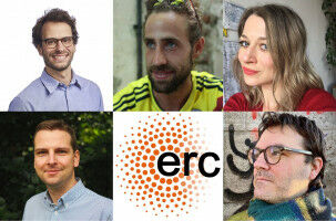 ERC Starting Grants for five Ghent researchers