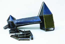 Paul Hopmeier, Durer, 2001, oiled steel, 40 x 75 x 62 cm.  Image courtesy the ar