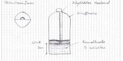Experiments in the kitchen and architectural models in the sandpit