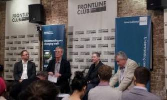 Expert speakers debate war and peacebuilding in journalism