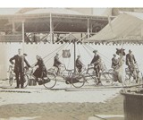 Bicycle roundabout showing early ingenuity