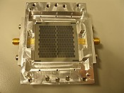 Prototype Kinetic Inductance Detector array manufactured at Cardiff University