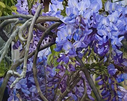 Elisabeth Kruger, Cirque, 2008, oil on linen, 122.5 x 153.0 cm.  Courtesy the ar