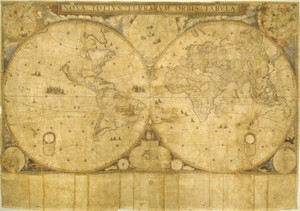 Joan Blaeu's world map 