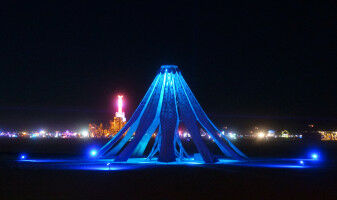 From MIT to Burning Man: The Living Knitwork Pavilion