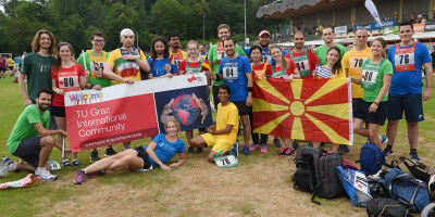 Fun and the spirit of sports: internationals running