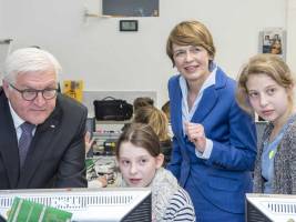 German Federal President visits the TUMlab