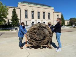 Ghanaian artist Ibrahim Mahama to blanket U-M Museum of Art with jute sacks