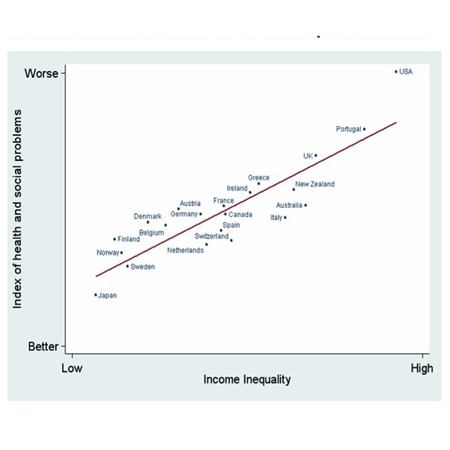 Index of health and social factors ? life expectancy; maths
and literacy; infant