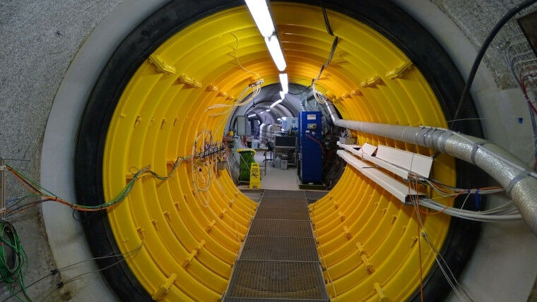 Tunnel packer system of the CFM project in the Grimsel rock laboratory. Image: F