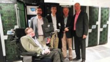 Hawking launches supercomputer