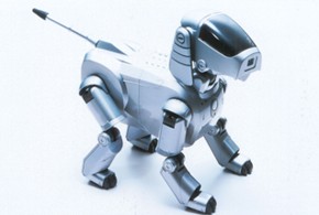 The Aibo ERS-111 robot dog is one of the items on display at Japan Design Today 