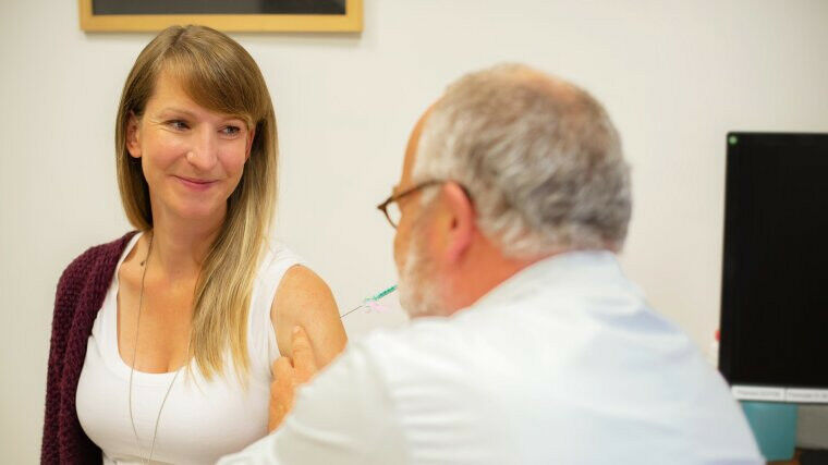 A vaccination. Photo: Rodigast/UKJ