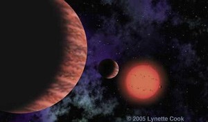Artist&rsquo;s concept of a star with mulitple planets. Courtesy of Lynnette Coo