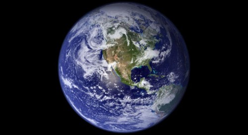 This view of Earth comes from NASA&rsquo;s Moderate Resolution Imaging Spectrora