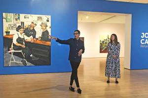 Jordan Casteel solo exhibition at the Cantor