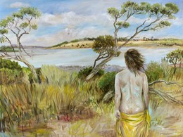 Juan Davila, What about my desire?, 2009, oil on canvas, 204 x 270 cm.  � Juan D