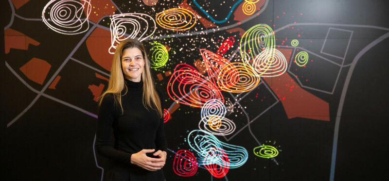 Kathleen Sitter works with cartographic &rsquo;smellscapes&rsquo; created by  Ka