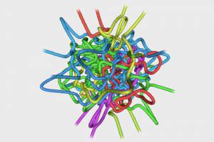 Knots in chaotic waves