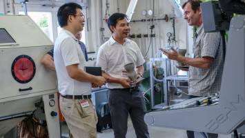 Laser manufacturers from China gather information at Empa