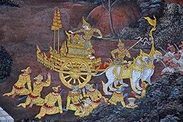 Scenes from the Ramayana. Photo by Dennis Jarvis.