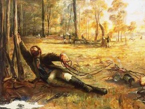 Death of Ben Hall by Patrick William Morony. The infamous bushranger is one of t