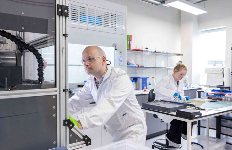Materials Science - M-Spin's laboratory at Imperial Incubator in the White City Campus Materials Science