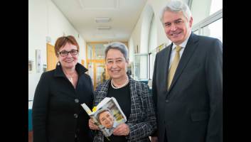 Margit Fischer, a Guest at the University of Salzburg
