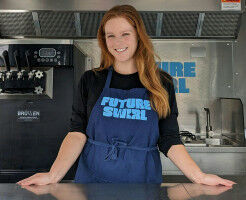 Meet the ANU graduate scooping out climate-friendly sweet treats