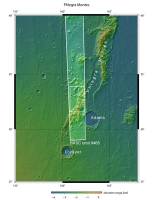 Mountains and buried ice on Mars