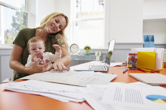 In-company childcare facilities, a daycare mother or teleworking: these are just