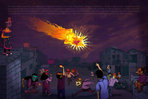 Mural with Historical Apocalyptic Visions and Current Discussions