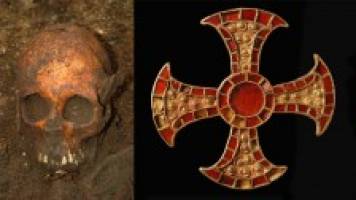Mystery of Anglo-Saxon teen buried in bed with gold cross