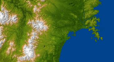 NASA Shows Topography of Tsunami-Damaged Japan City