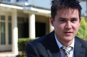 ANU graduate Paul Hayes. Photo by James Giggacher.