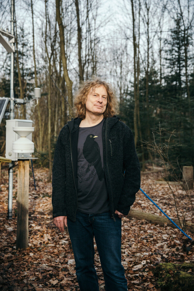 Arthur Gessler at the LWF test, training and demonstration facility at the WSL.