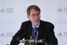 Vice-Chancellor Professor Ian Young at the launch event.