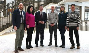 Members of the team (from left to right): William M. Barton, Federica Rossetti, 