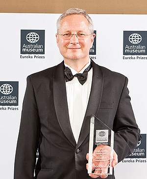 Dr David Moss was awarded the 2011 Australian Museum Eureka Prize for Innovation