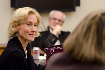 During her visit to Stanford,   Nussbaum took part in a workshop with post docto