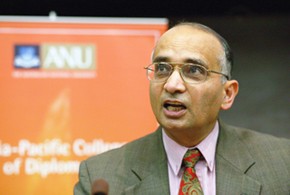 Former UN Assistant-Secretary General Professor Ramesh Thakur. Photo by Darren B