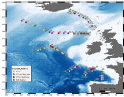 Oceanographic campaign to study the impact of Mediterranean waters on the North Atlantic circulation weakened by climate change